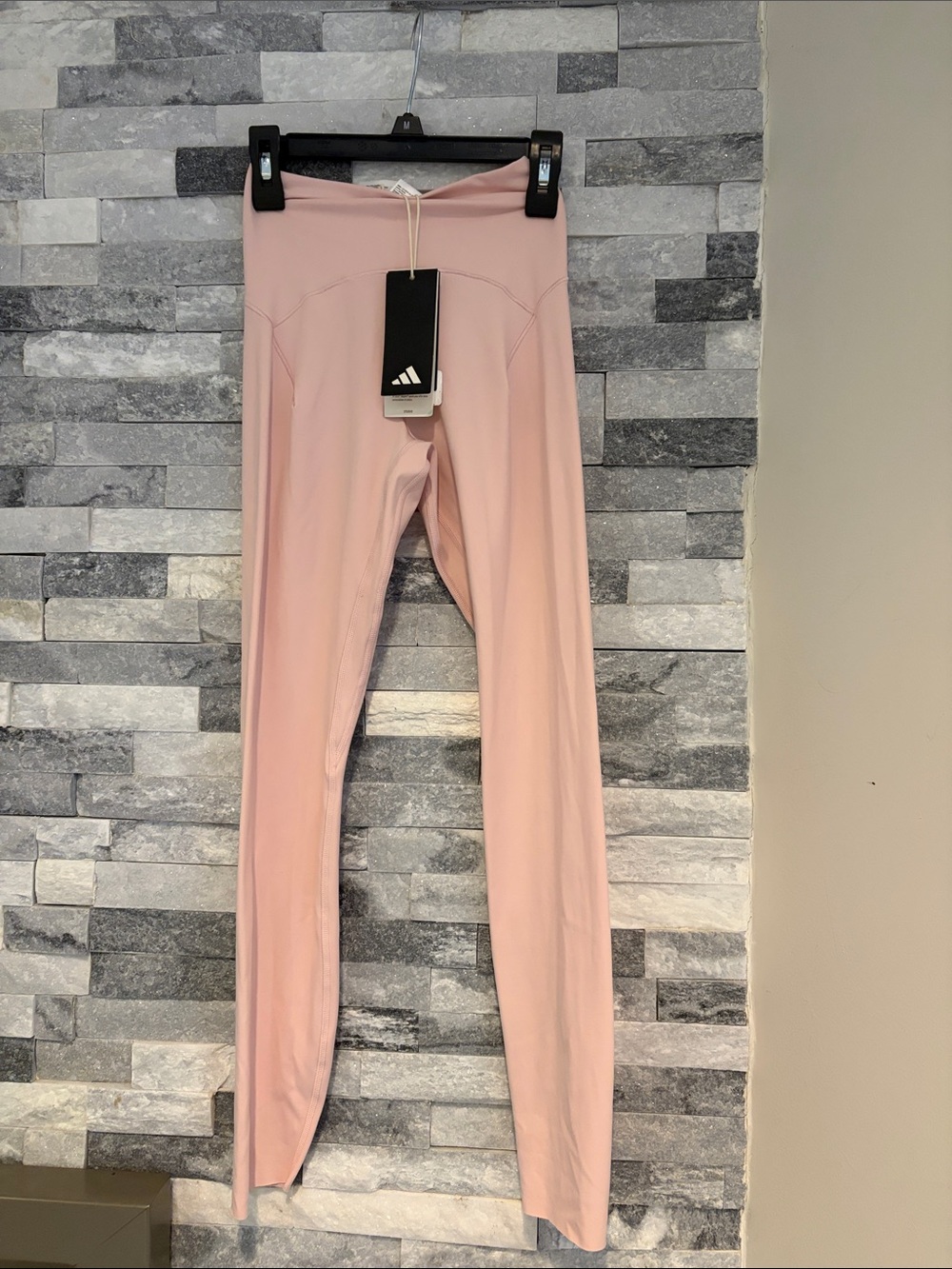 Adidas women's dusty pink 7/8 leggings new with tags size xsmall
